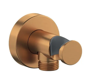 Duravit slangeudtag med bruseholder børstet bronze